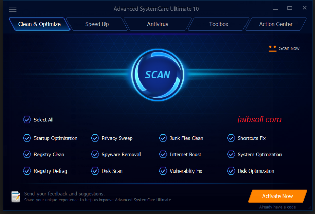 Advanced systemcare ultimate serial key